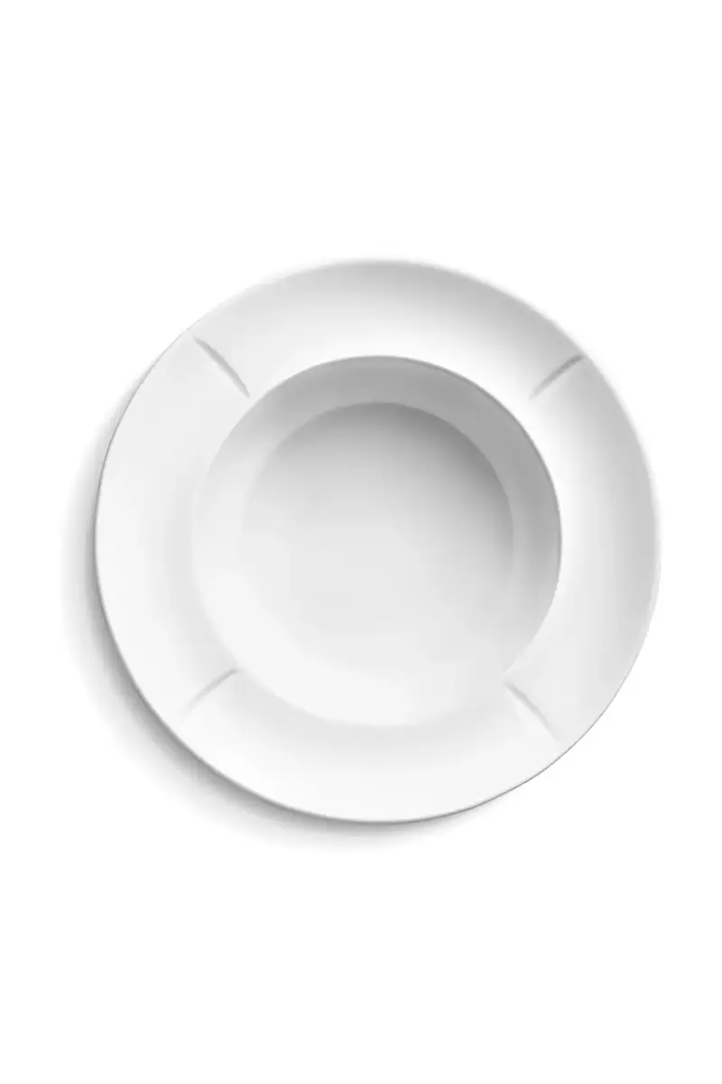 set piatti Bubbles 25 cm pacco da 4 colore bianco miniatura 2