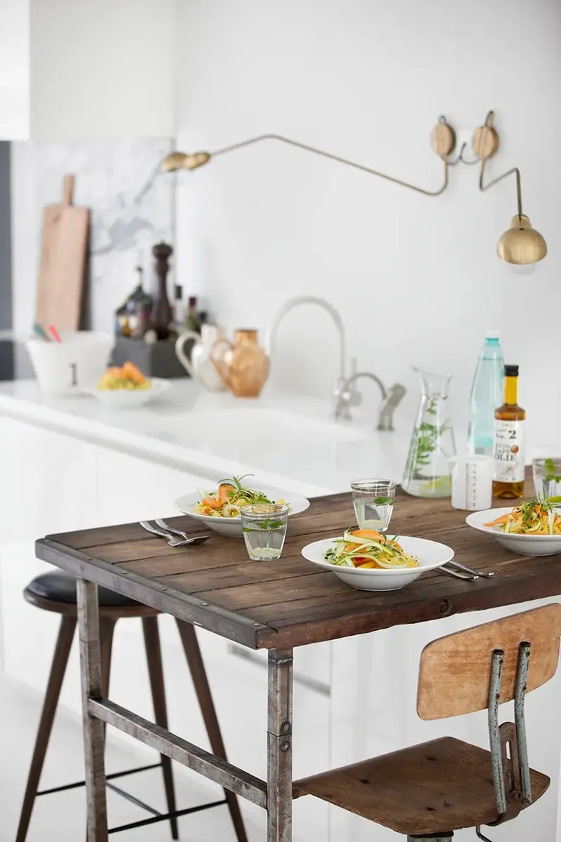 set piatti Bubbles 25 cm pacco da 4 colore bianco miniatura 3