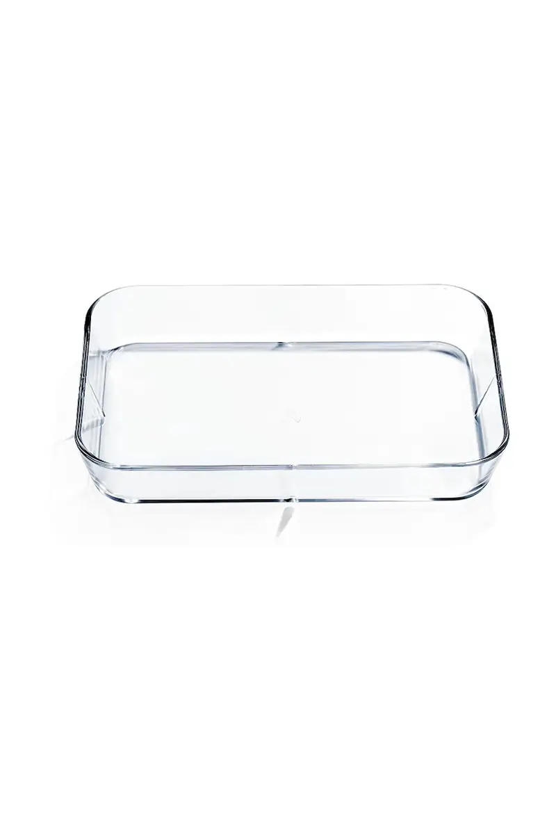 stoviglia resistente al calore Ovenproof 38 x 25 cm colore trasparente Transparente miniatura 2