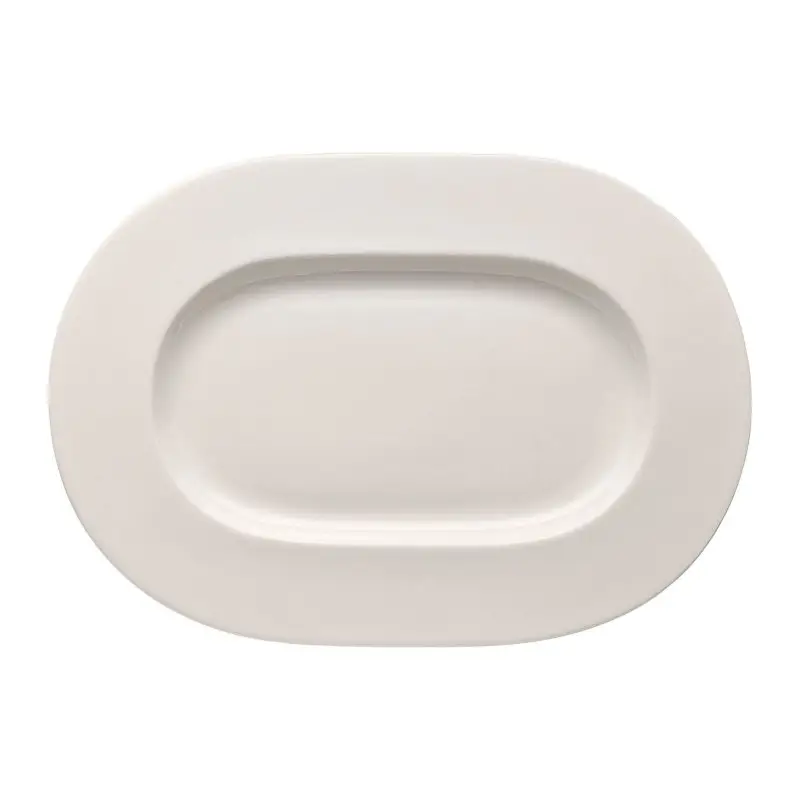 Porcellana Rosenthal-Piatto 34 Cm-Brillance Bone China Weiss
