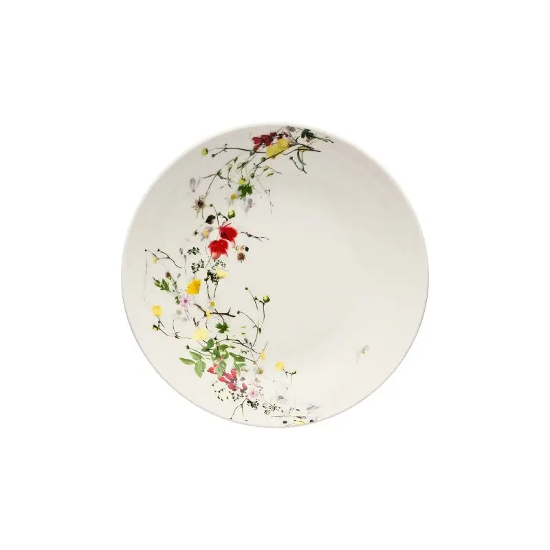 Porcellana Rosenthal-Piatto Fondo 21 Cm-Brillance Bone China Fleurs Sauvages