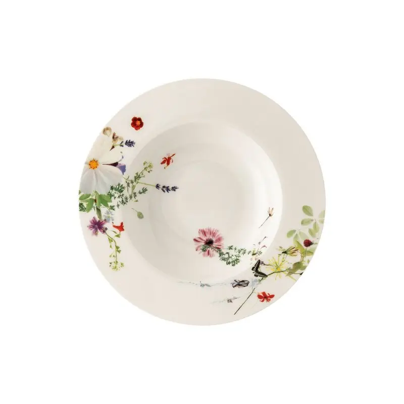 Porcellana Rosenthal-Piatto Fondo Con Falda 23 Cm-Brillance Bone China Grand Air