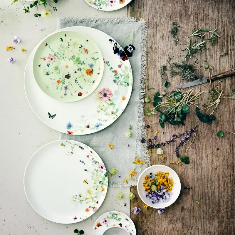 Porcellana Rosenthal-Piatto Piano 21 Cm-Brillance Bone China Grand Air miniatura 2