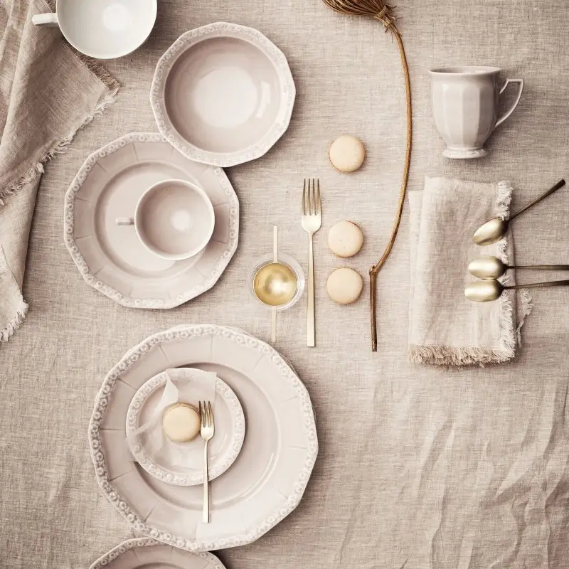 Porcellana Rosenthal-Piatto Piano 26 Cm-Maria Pale Orchid miniatura 2