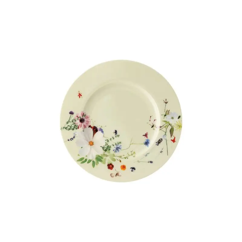 Porcellana Rosenthal-Piatto Piano Con Falda 19 Cm-Brillance Bone China Grand Air
