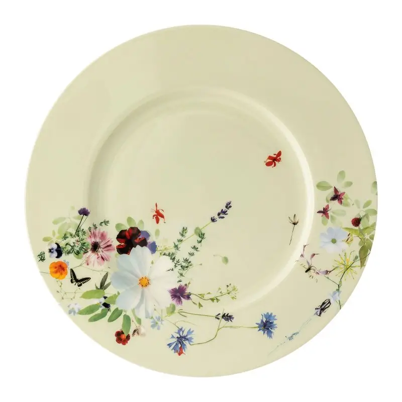 Porcellana Rosenthal-Piatto Segnaposto 33 Cm Con Falda-Brillance Bone China Grand Air