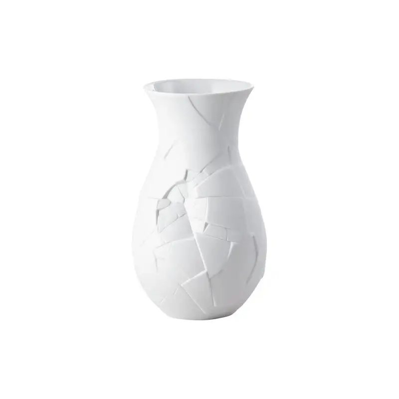 Porcellana Rosenthal-Vaso 21 Cm-Phases Weiss Matt