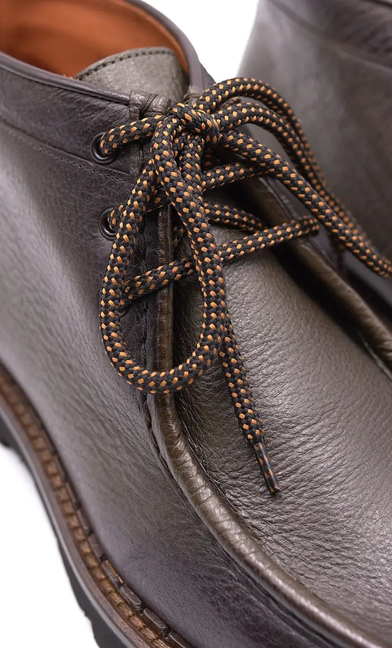 Stivaletto rossi in pelle salvia, colore verde miniatura 2