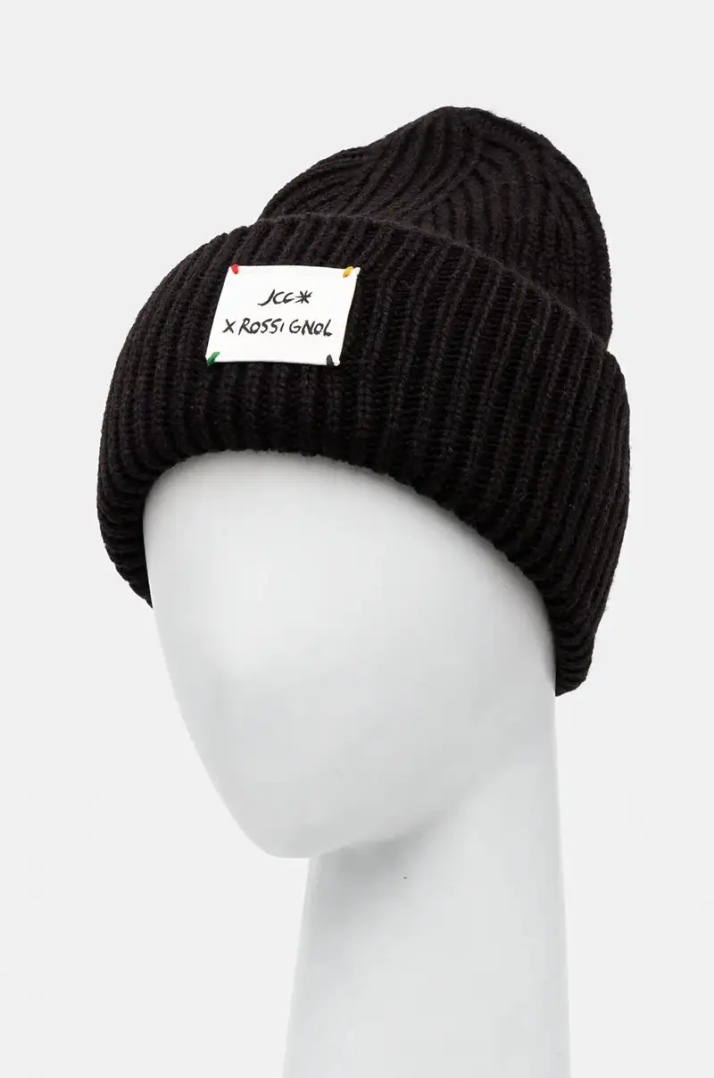 berretto in misto lana JCC Nero miniatura 3