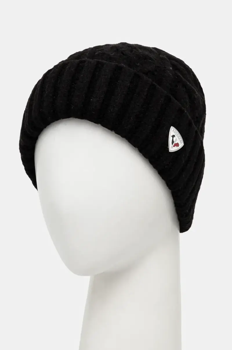 Rossignol Maglia nero con orlo ripiegato miniatura 2