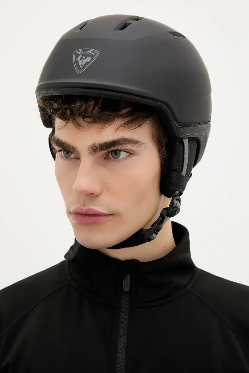 casco da sci Fit Impacts Nero miniatura 3