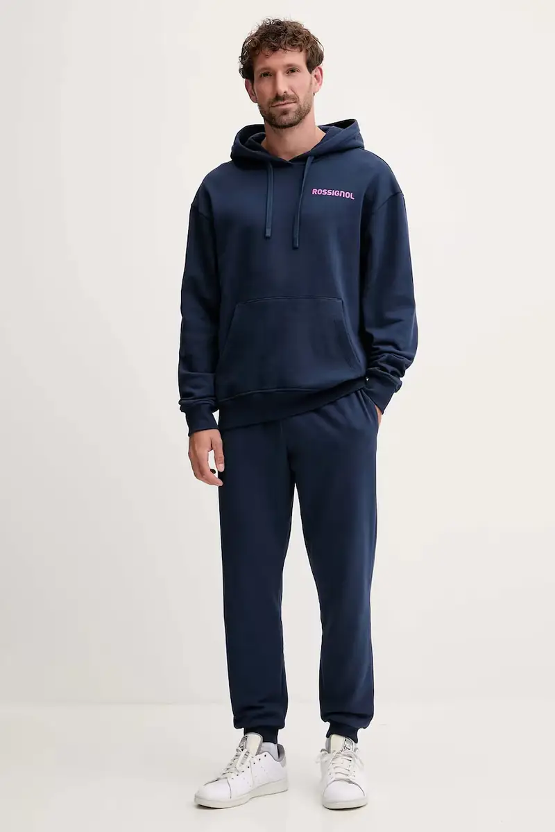 felpa in cotone WATERFALL RELAX Blu navy miniatura 2