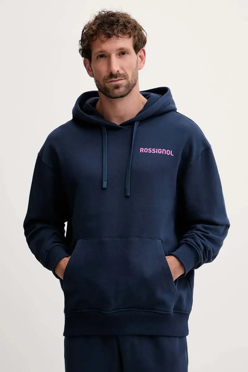 felpa in cotone WATERFALL RELAX Blu navy miniatura 3