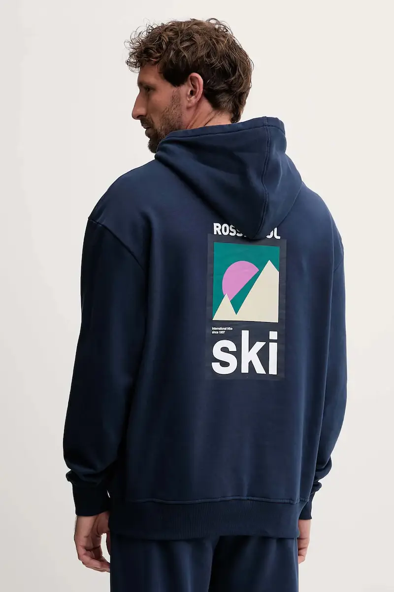 felpa in cotone WATERFALL RELAX Blu navy