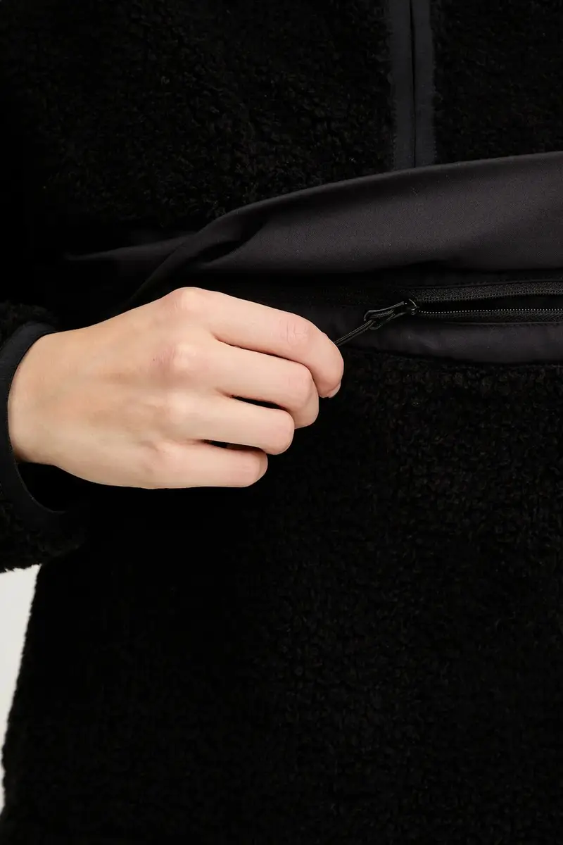 felpa in pile ALLTRACK Nero miniatura 5