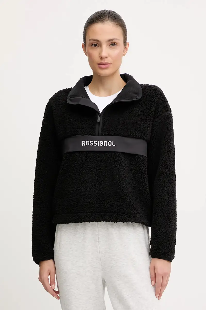 felpa in pile ALLTRACK Nero