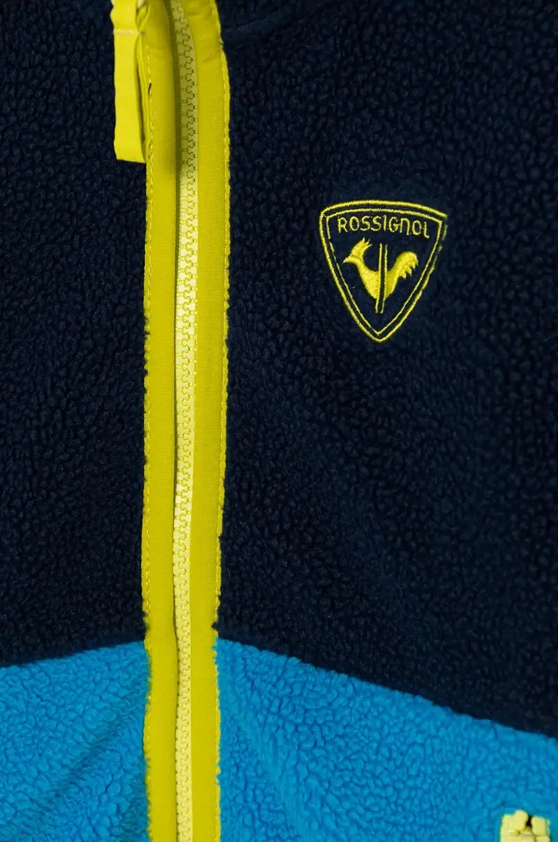 felpa in pile bambini ALLTRACK colore blu navy RLNYL08 miniatura 4