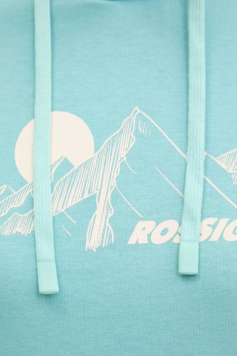 felpa Waterfall donna colore turchese con cappuccio RLNWS02 miniatura 5