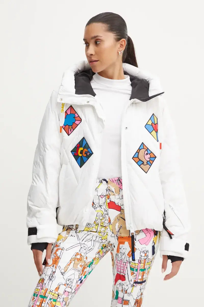 giacca da sci in piuma Lumy x JCC Bianco miniatura 4