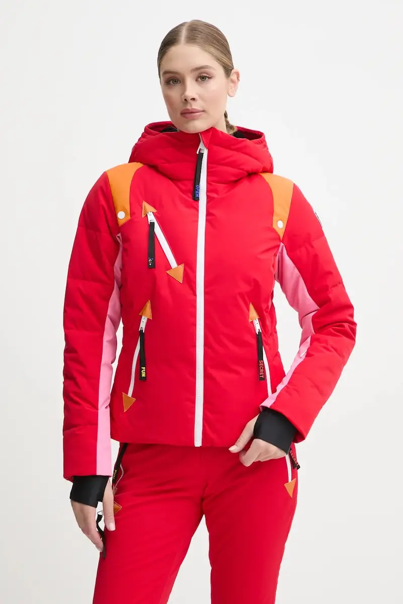 giacca da sci in piuma Pilot x JCC colore rosso RLNWJ30