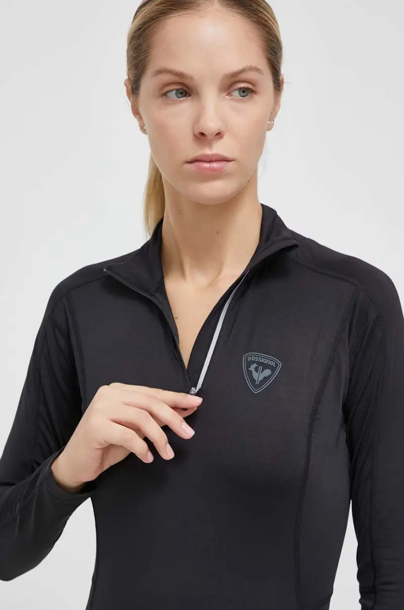 longsleeve funzionale Classique Nero miniatura 4