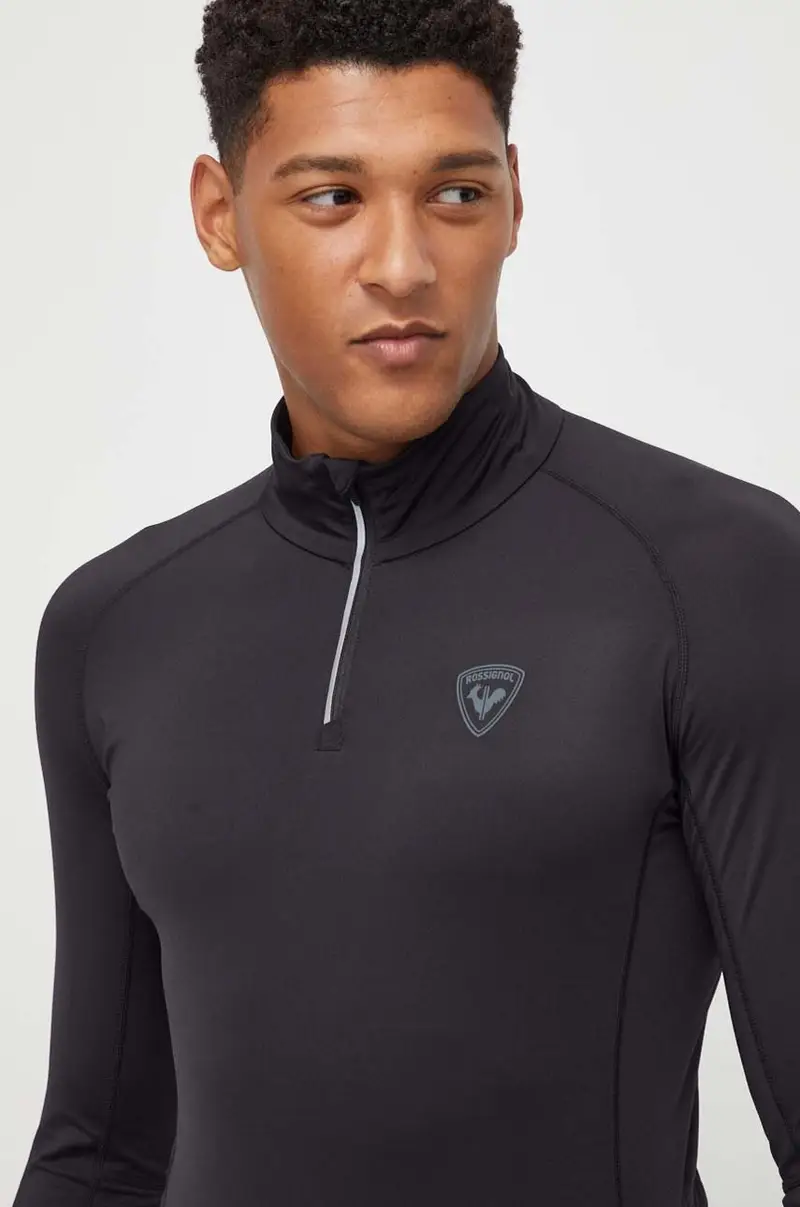 longsleeve funzionale Classique Nero miniatura 4