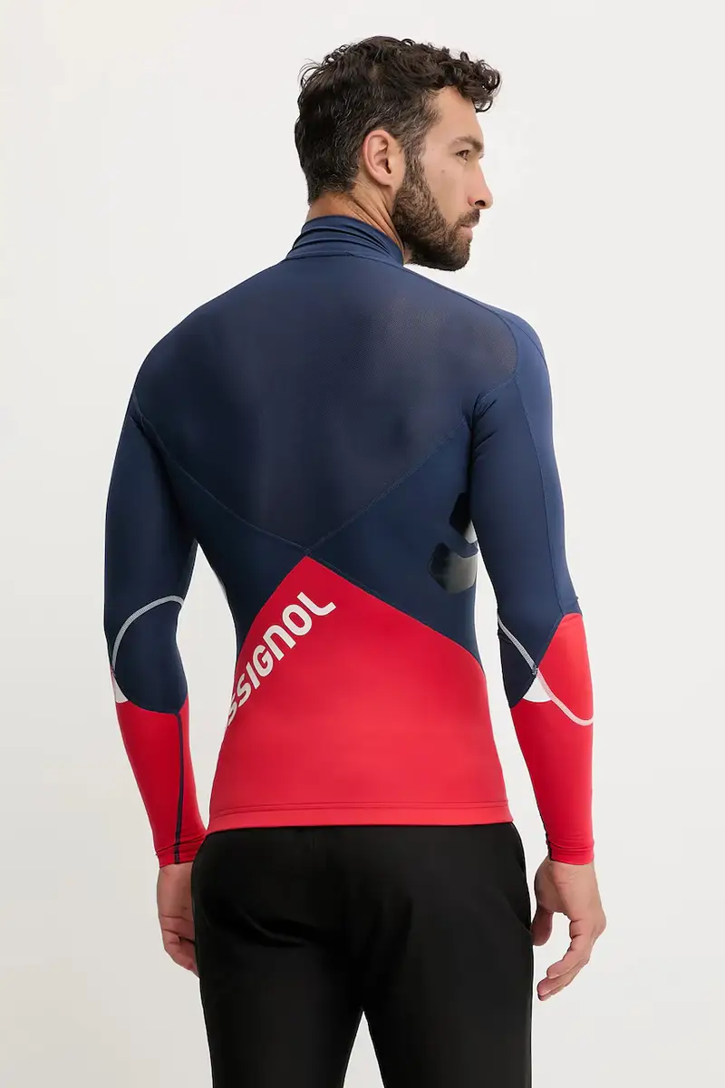 longsleeve funzionale Infini Compression Race colore blu navy miniatura 2