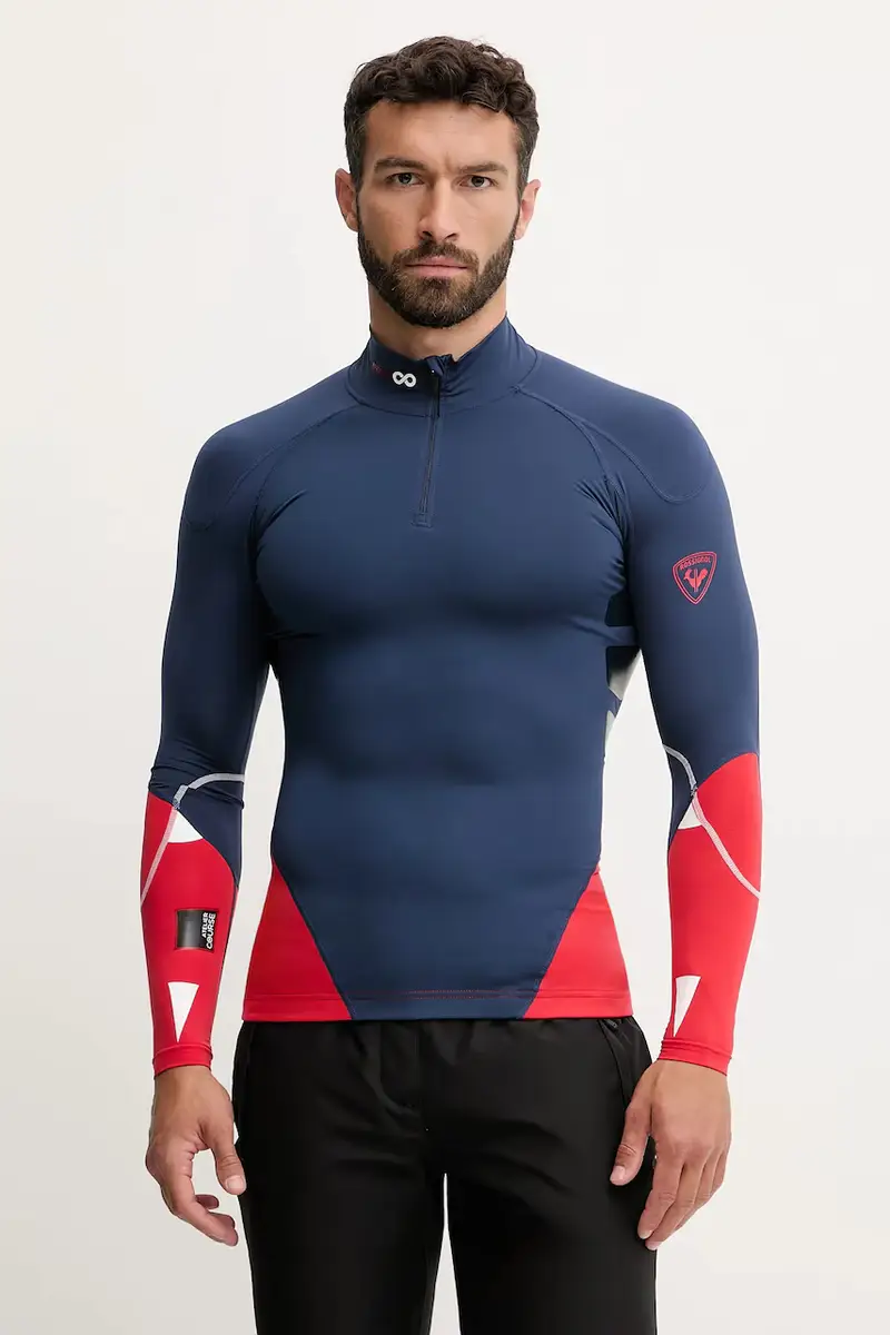 longsleeve funzionale Infini Compression Race colore blu navy