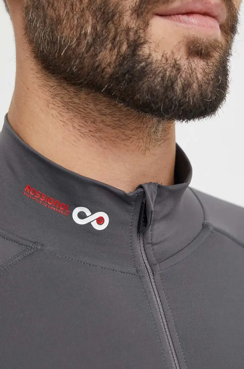 longsleeve funzionale Infini Compression Race colore grigio miniatura 4