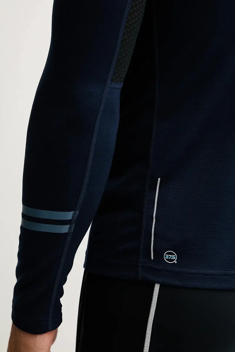 longsleeve funzionale Poursuite Blu navy miniatura 5