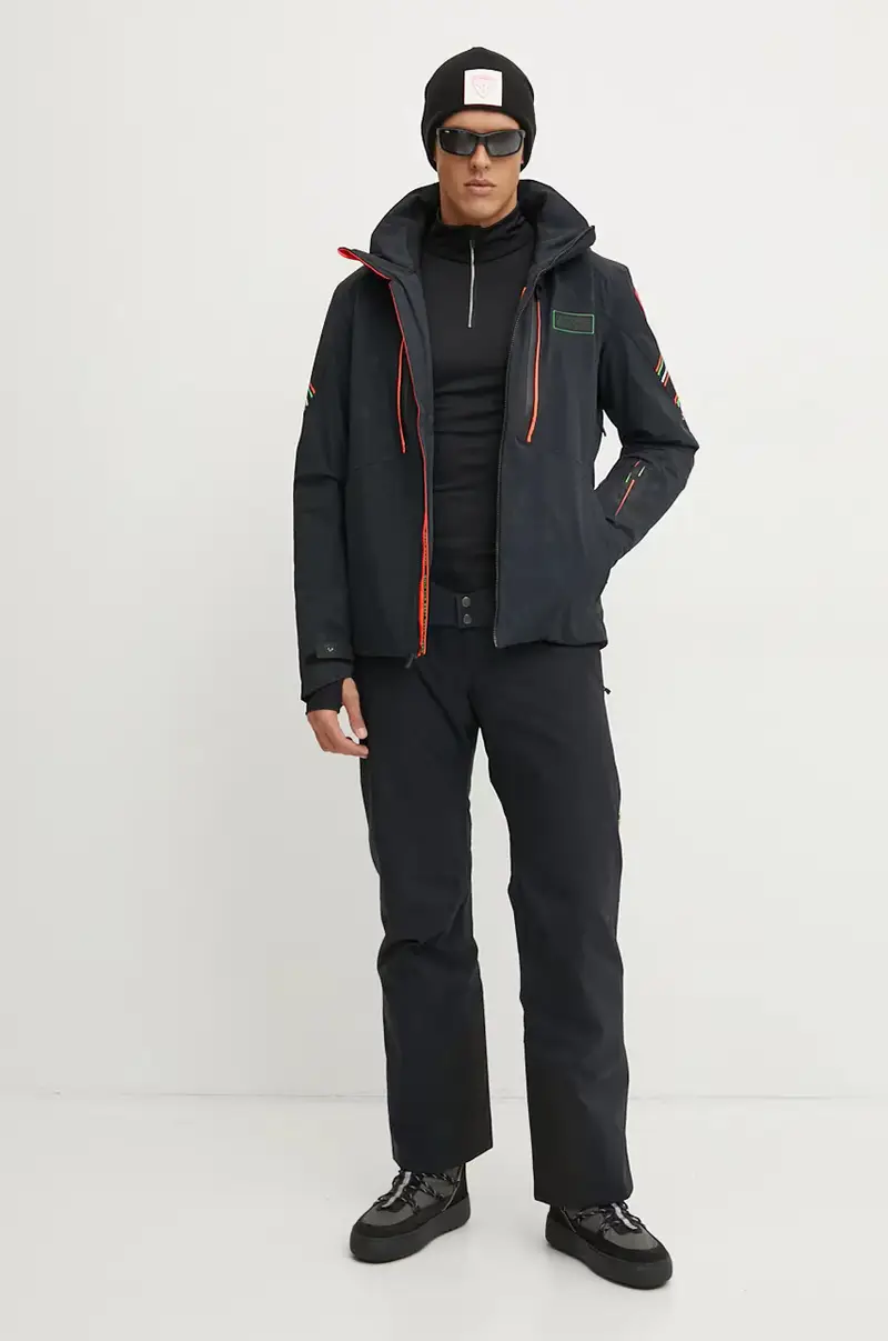 longsleeve funzionale Poursuite Nero miniatura 2