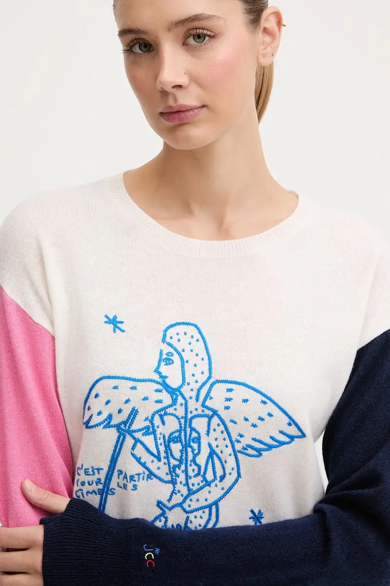 maglione in lana JCC Beige miniatura 4