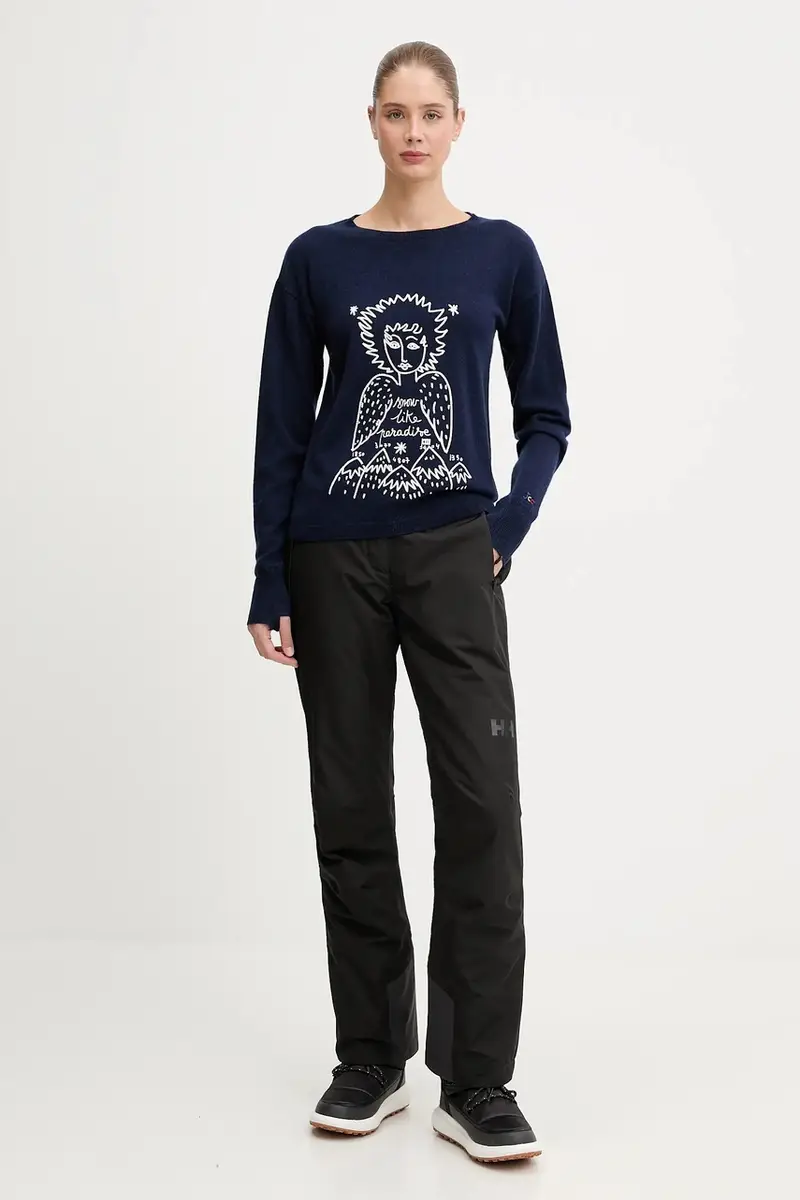 maglione in lana JCC Blu navy miniatura 2