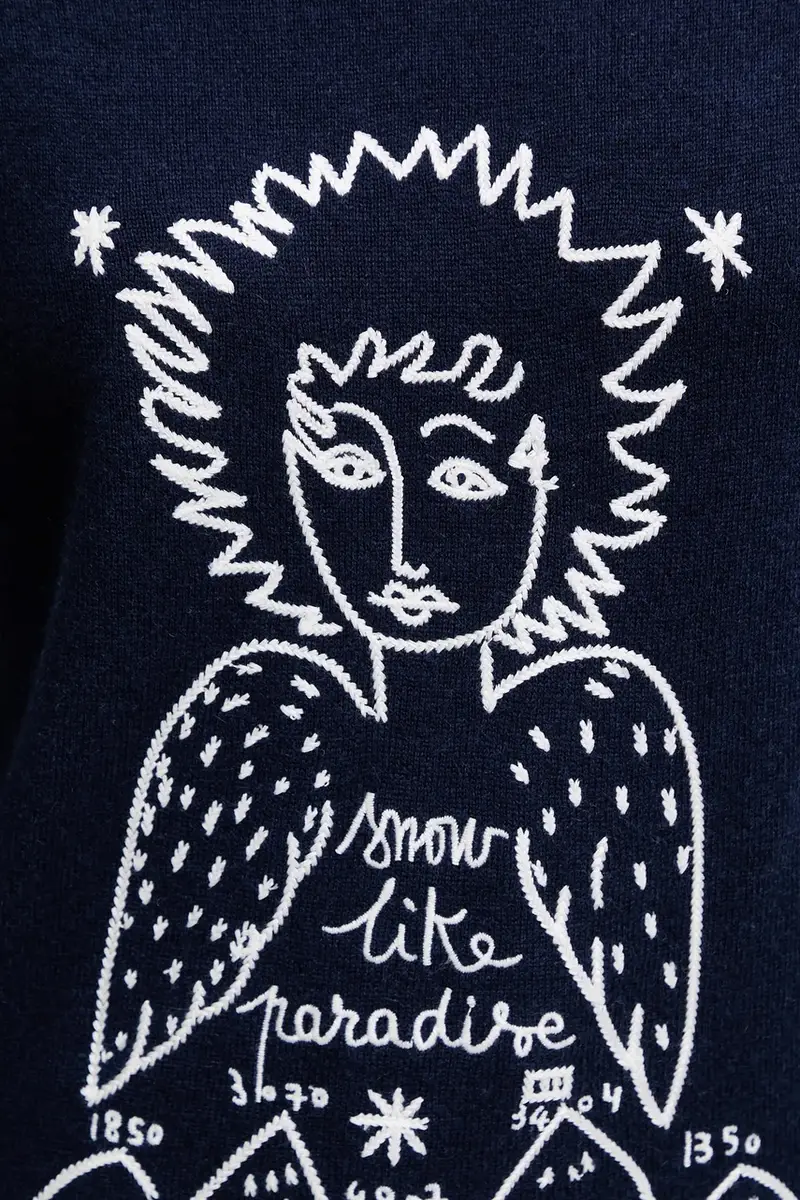 maglione in lana JCC Blu navy miniatura 5