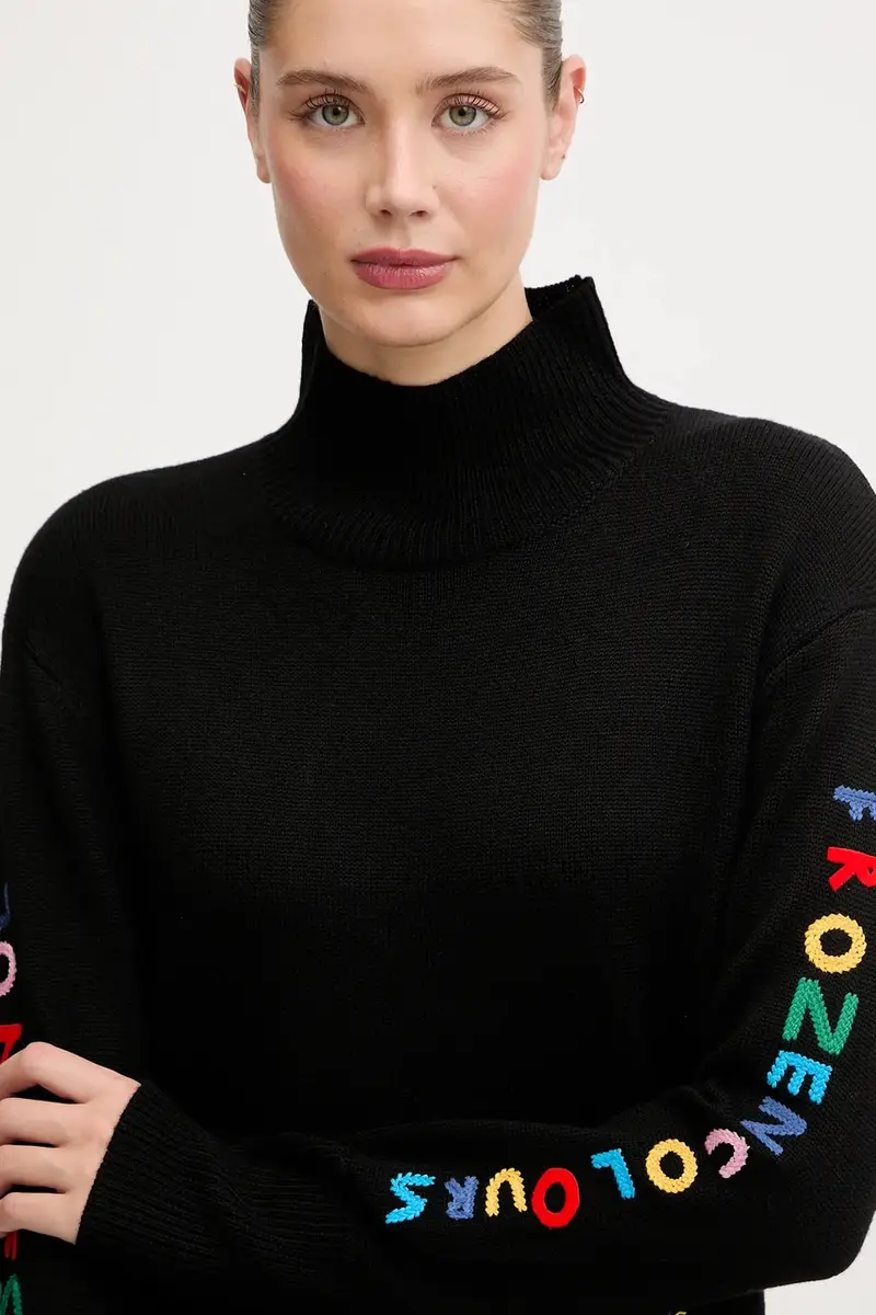 maglione in lana JCC Nero miniatura 4