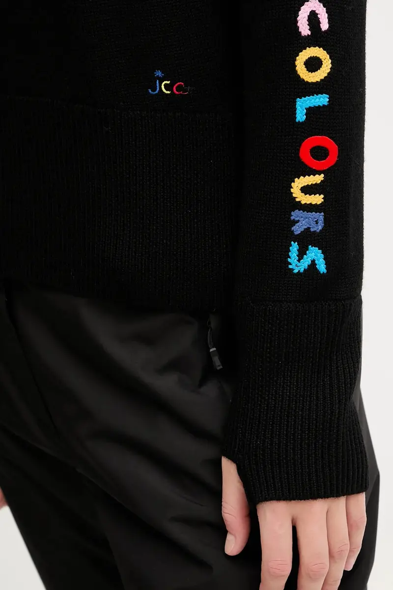 maglione in lana JCC Nero miniatura 5