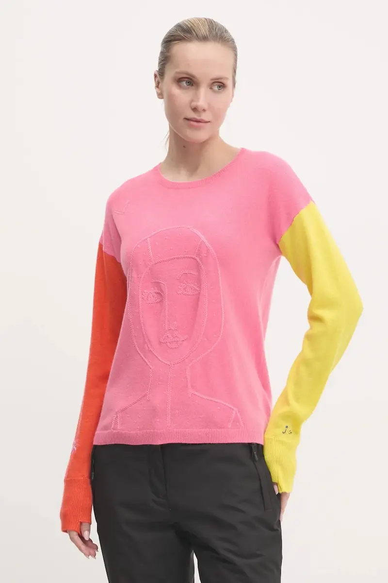 maglione Lina x JCC donna colore rosa RLNWO09