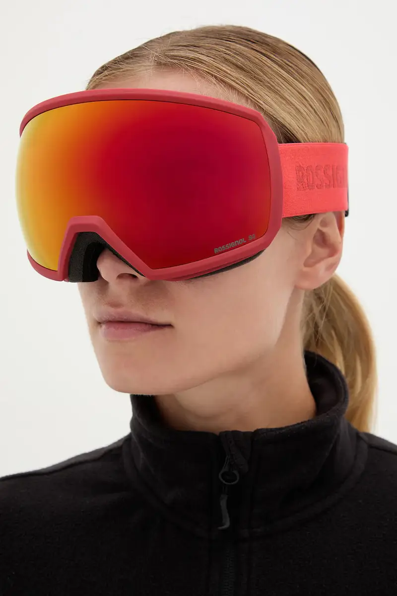 occhiali da sci Rosso miniatura 3