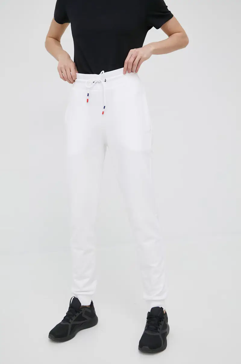 pantaloni da jogging in cotone Bianco
