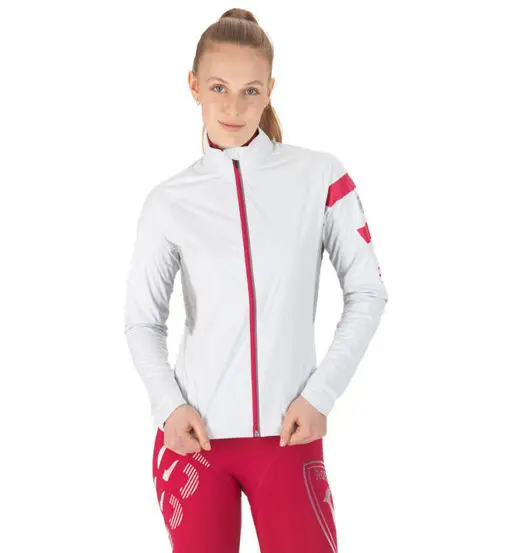 Poursuite Jkt W - giacca sci da fondo - donna White