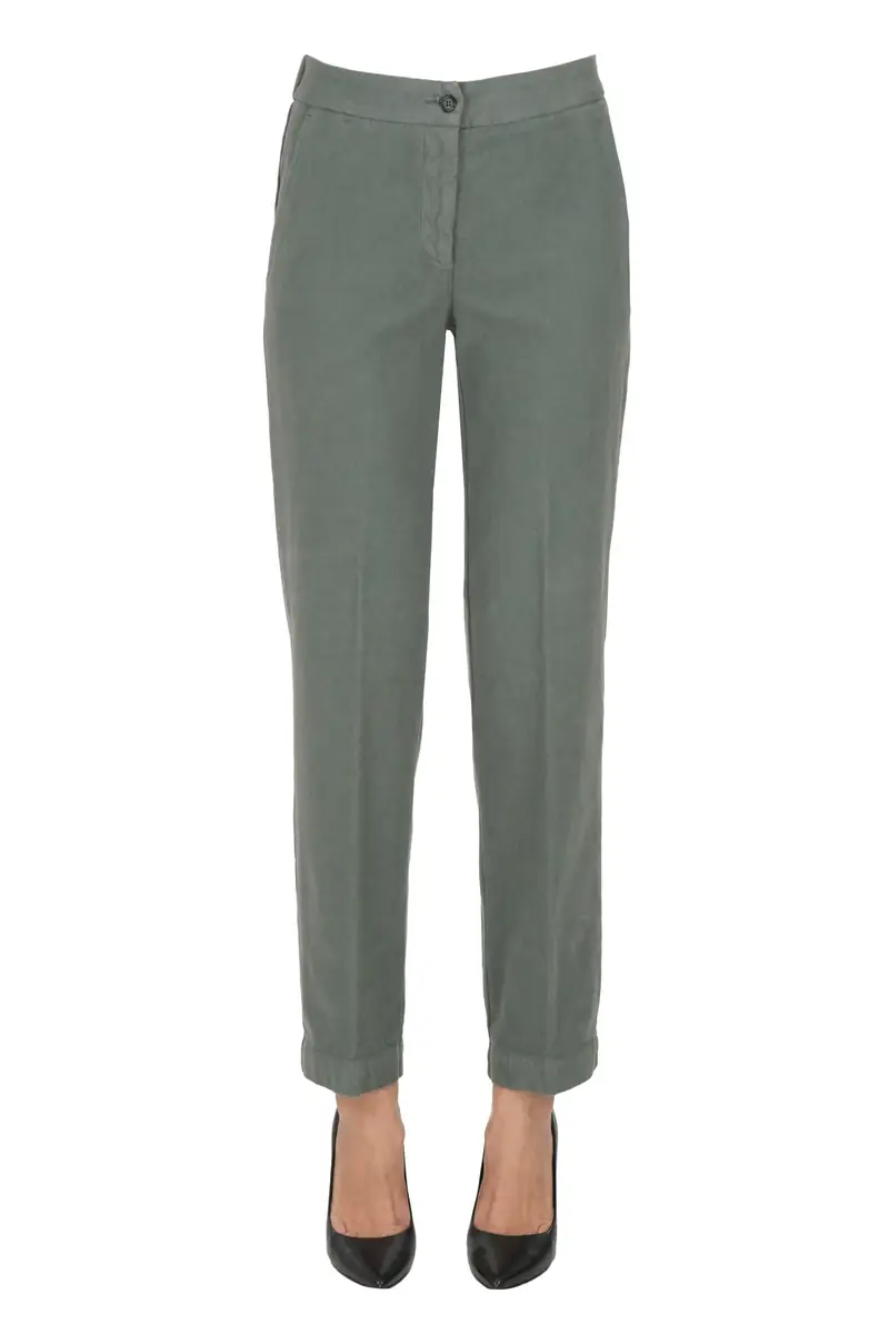 Pantaloni in fustagno Grigio