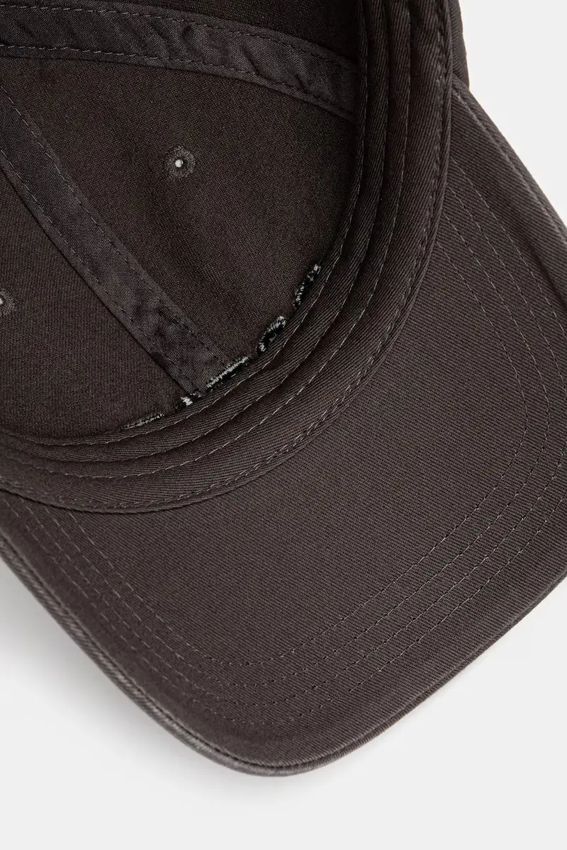 berretto da baseball in cotone Grigio miniatura 4