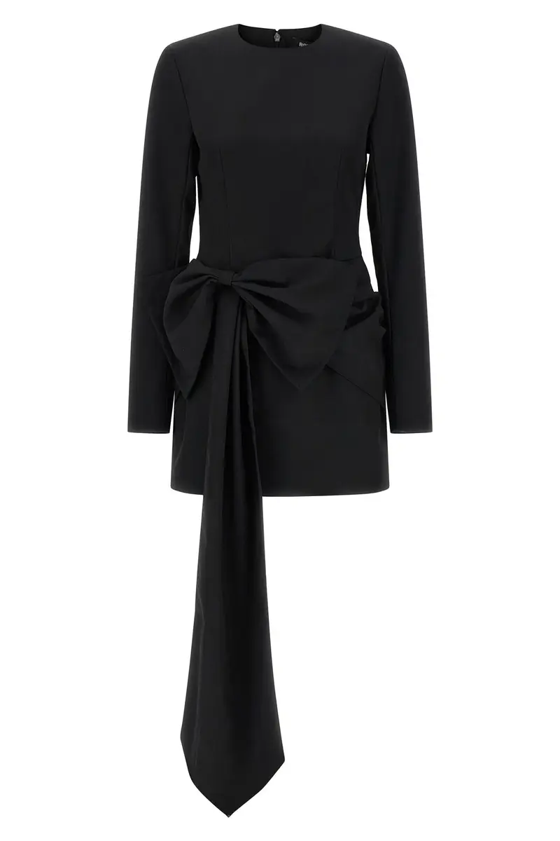 Abito Maxi Fiocco Nero