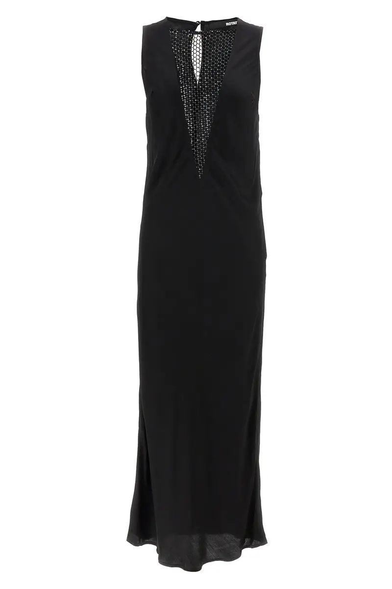 Abito Sleeveless Midi Nero