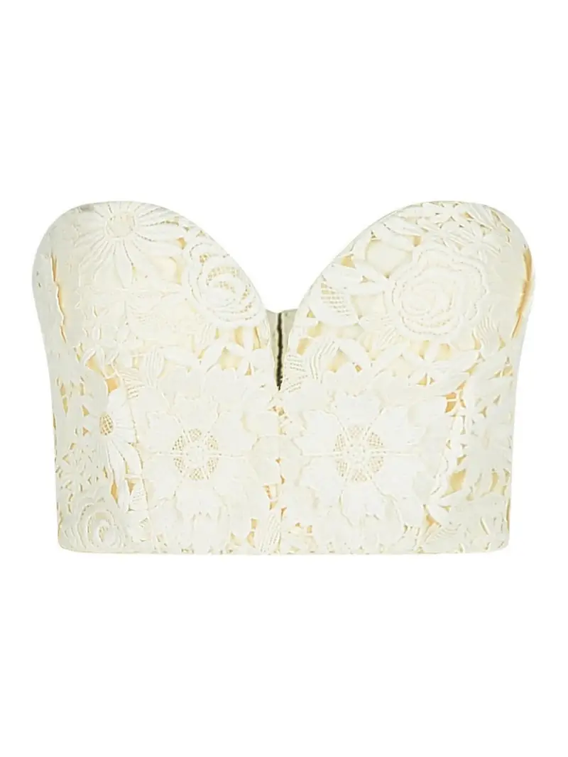 Corsetto in poliestere bianco 3d