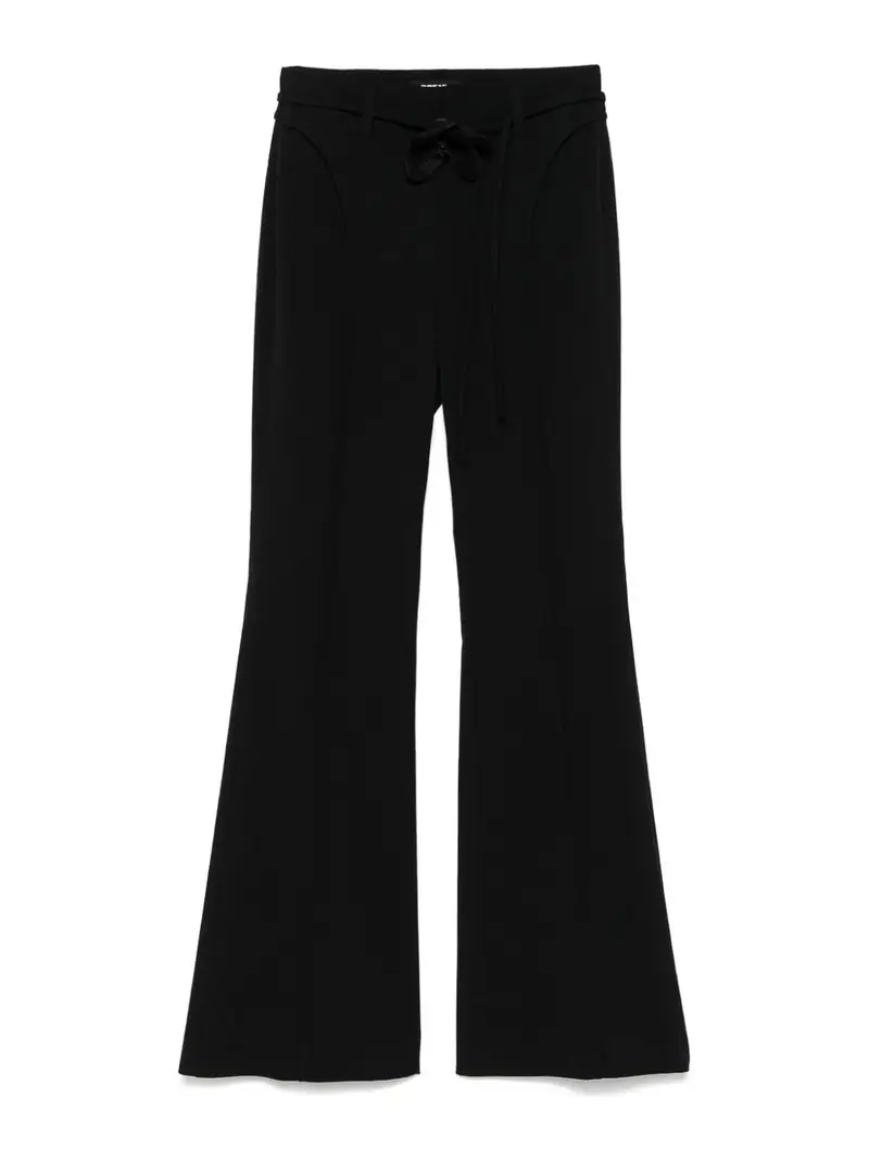 Pantaloni `rose 'ad alta vita Nero