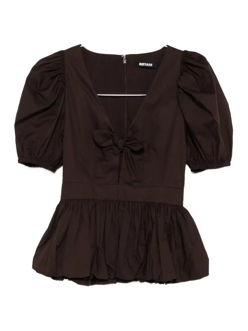 Vestito Corto Smanicato Con Paillettes Marrone