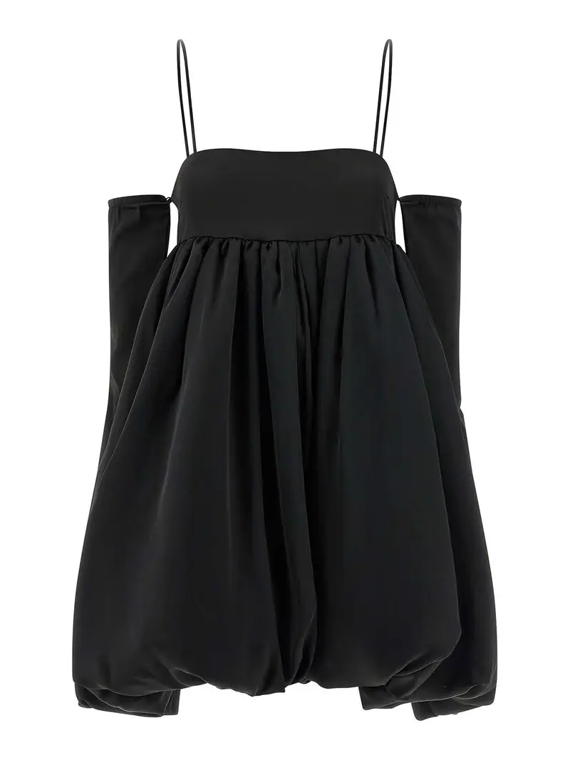 Vestito Le Bubble in raso Nero