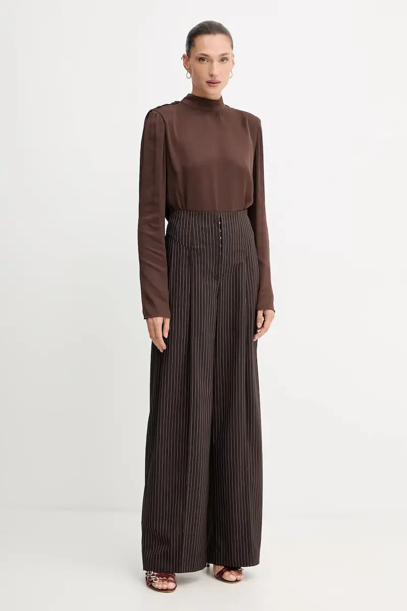 camicetta donna colore marrone 1146432910 miniatura 2