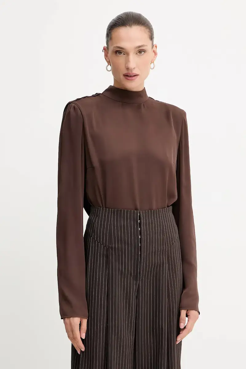 camicetta donna colore marrone 1146432910